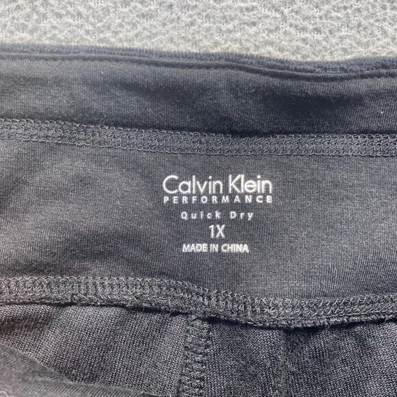 Calvin Klein Performance Quick Dry Pants Women's Size 1X Black Drawstring - Picture 5 of 14